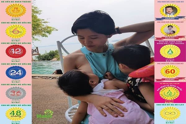 Những chiếc huy chương sữa mẹ ghi lại hành trình nuôi con bằng sữa mẹ của Ánh Phương